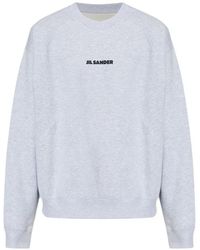 Jil Sander - Logo Crew-Neck Sweatshirt - Lyst