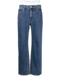 Alexander Wang - Straight Layered Jeans - Lyst