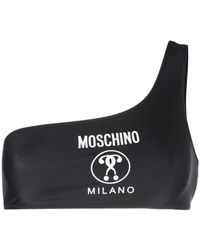 Moschino - Top de bikini con una sola tira - Lyst