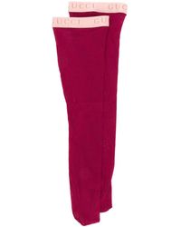 Gucci Socken mit GG-Muster - Rot