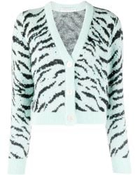 Alessandra Rich - Cardigan Con Scollo A V - Lyst