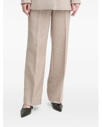Bruuns Bazaar - Broek Met Goudkleurige Knopen En Visgraatpatroon - Lyst