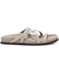 Furla - Solea Logo-Strap Sandals - Lyst