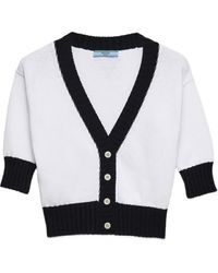 Prada - Gebreid Vest - Lyst