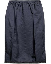 Prada - Lace-Trimmed Pencil Skirt - Lyst