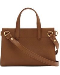 Burberry - Micro Cotswolds Check Tote - Lyst