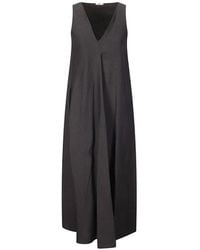 #MSM - V-Neck Sleeveless Dress - Lyst