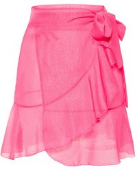 Paramidonna - Zoe Wrap Beach Skirt - Lyst