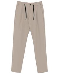 Herno - Pleated Drawstring Trousers - Lyst