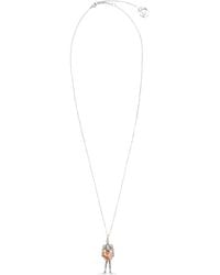Burberry - Knight Heart Charm Necklace - Lyst