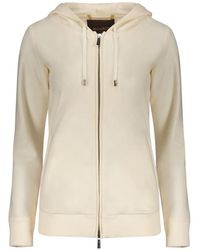 Moorer - Zip-Up Drawstring Hoodie - Lyst