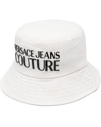 Versace - Cappello bucket con logo gommato - Lyst