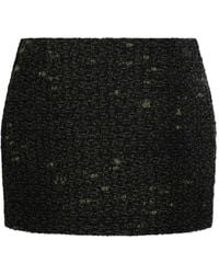 Gucci - Mini-Rok Met Lint - Lyst