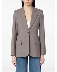 Erika Cavallini Semi Couture - Single-Breasted Blazer - Lyst