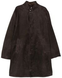 Manzoni 24 - Button-Fastening Shearling Coat - Lyst
