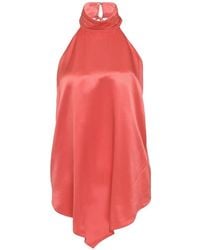 Club21 Collection - Haut Marina En Satin De Soie - Lyst
