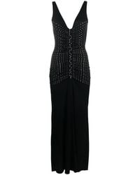 Rabanne - Embellished Sleeveless Gown - Lyst