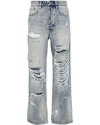 Ksubi - Halbhohe Anti K Punk Straight-Leg-Jeans - Lyst