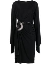 Tom Ford - Cut-out Belted Midi Dress - Lyst