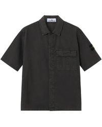Stone Island - Mini Bellows Pocket Shirt - Lyst