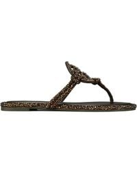 Tory Burch - Knotted Crystal Miller Sandals - Lyst