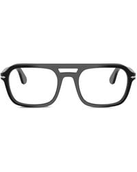 Persol - Lunettes De Vue À Monture Pilote - Lyst