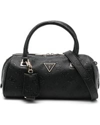 Guess - Cresidia Ii Embossed Top-Handle Tote Bag - Lyst