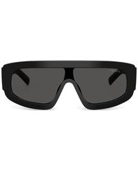 Prada - Gafas De Sol Con Montura Envolvente - Lyst