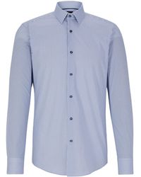 BOSS - Hemd Mit Geometrischem Print - Lyst