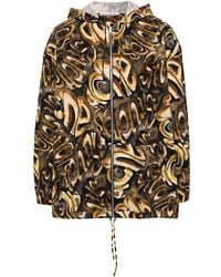 Acne Studios - Chaqueta Con Capucha Y Logo - Lyst