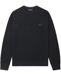Fred Perry - Logo Crew-Neck Sweater - Lyst