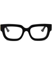 Gucci - Eckige Brille Mit Gg - Lyst