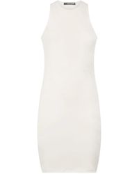 Roberto Cavalli - Ripped-Effect Mini Dress - Lyst