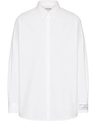 Valentino Garavani - Long-Sleeve Cotton Shirt - Lyst