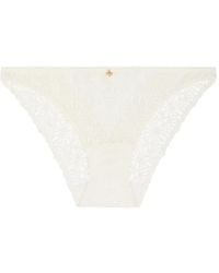 Aubade - Secret Memories Floral-Embroidered Briefs - Lyst