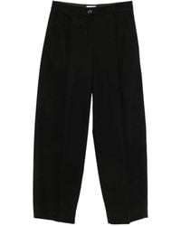 TOTEME - Cotton Trousers - Lyst