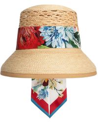 Dolce & Gabbana - Raffia Sun Hat - Lyst
