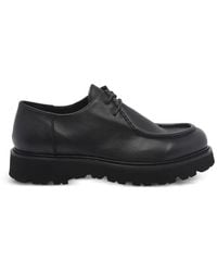 Pawelk's - Lace-Up Leather Derby Shoes - Lyst