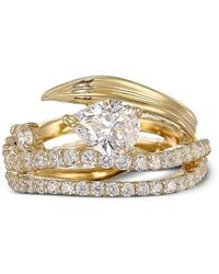 Anabela Chan - 18K Vermeil Blades Of Grass Diamond Ring - Lyst