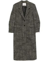Isabel Marant - Herringbone-Pattern Ealine Coat - Lyst
