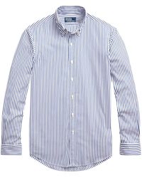 Polo Ralph Lauren - Classic-collar Striped Cotton Shirt - Lyst