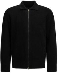 Tagliatore - Zip-Up Collared Cardigan - Lyst