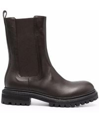 Roberto Del Carlo - Chunky Leather Boots - Lyst