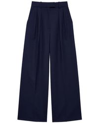 Anine Bing - Pleated Palazzo Trousers - Lyst