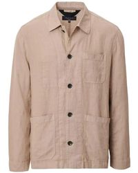 Rag & Bone - Evan Linen Shirt Jacket - Lyst