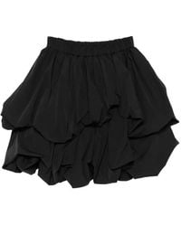 Noir Kei Ninomiya - Layered Bubble Mini Skirt - Lyst