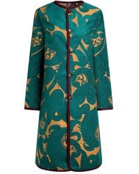 Etro - Paisley-Jacquard Chenille Coat - Lyst