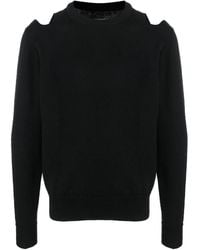 Jil Sander - Cut-Out Detail Wool Jumper - Lyst
