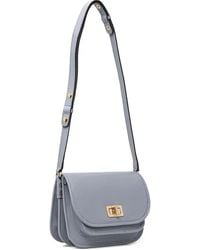 Geox - Flavrie Flap-Lock Leather Crossbody Bag - Lyst
