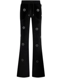 Philipp Plein - Monogram-Embellished Track Pants - Lyst